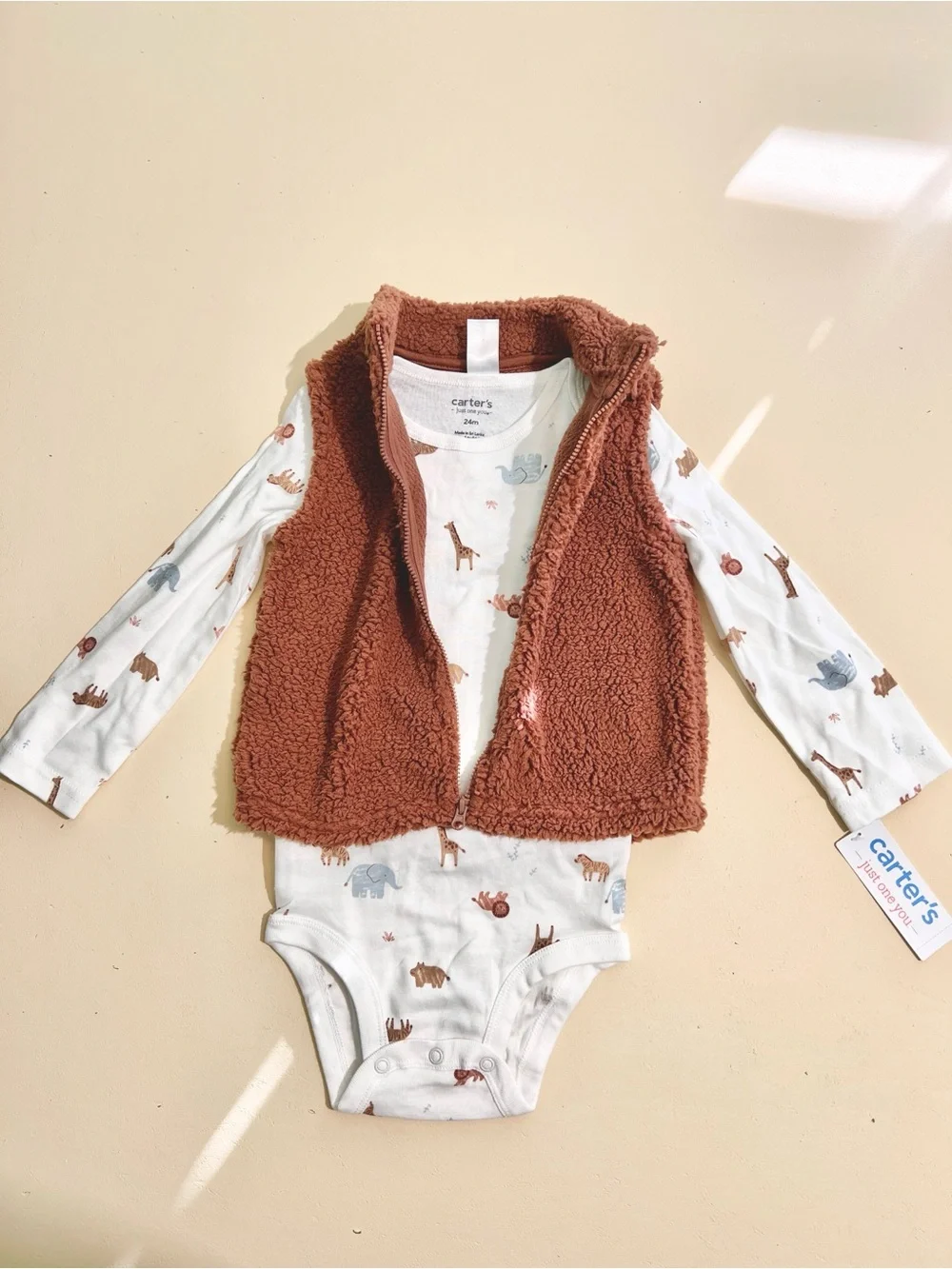 Carter’s 3-Piece Safari Outfit Set 24 Months NWT Fall Winter